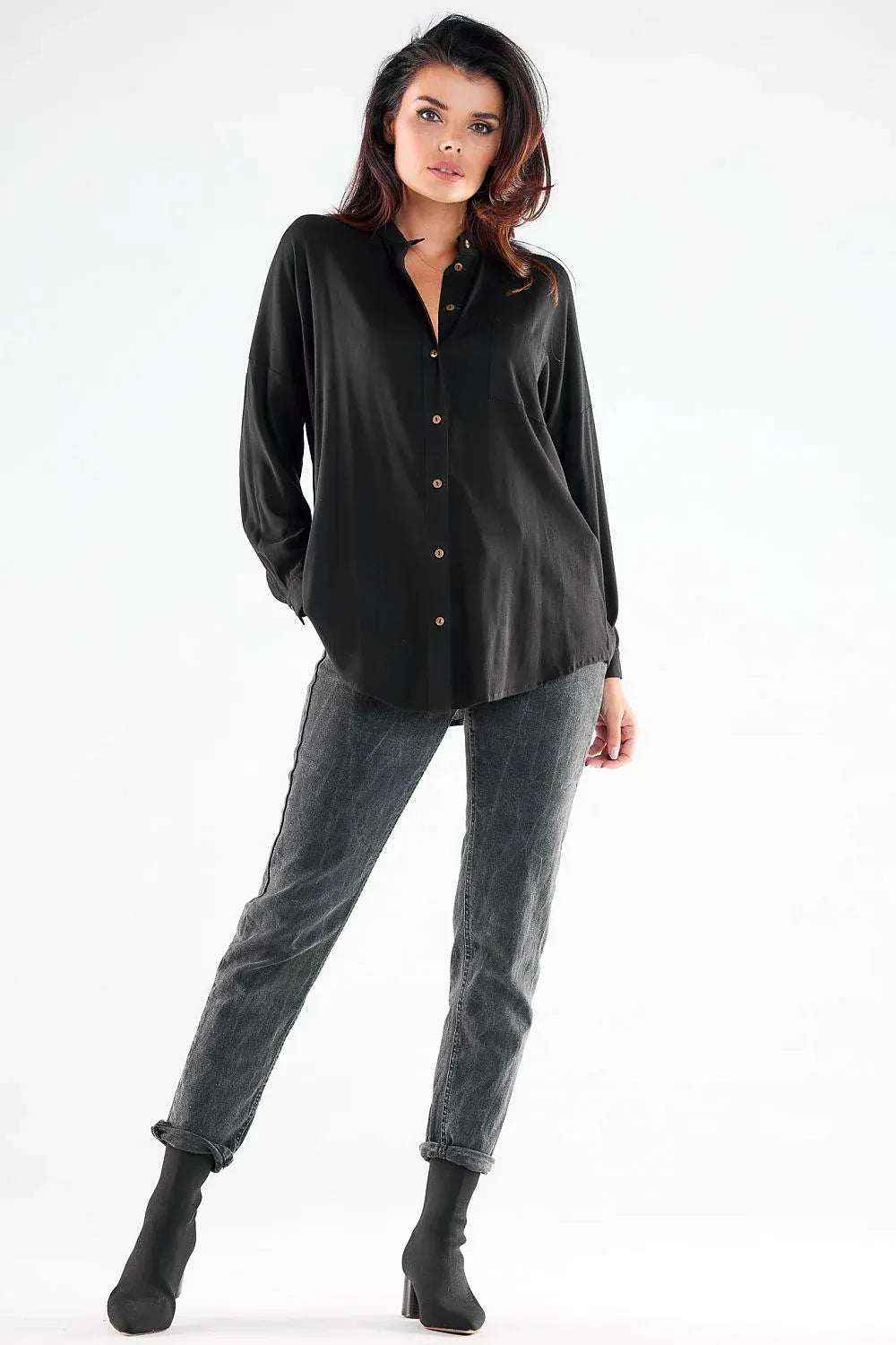 Langarm Hemd Model 173921 awama