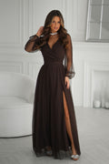  Langes Kleid model 220610 Bicotone 