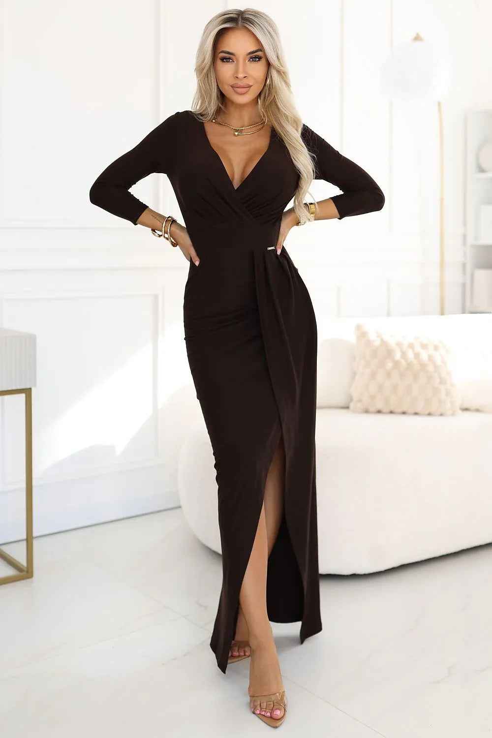 Langes Kleid Model 220672 Numoco